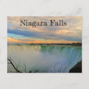 Niagara Falls Dramatic Sky Postkarte