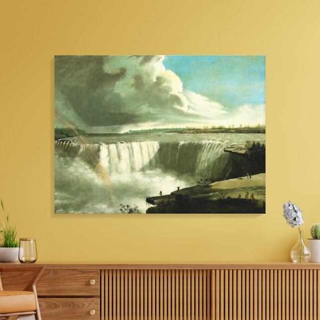 Niagara Falls From Table Rock by John Vanderlyn Leinwanddruck (Insitu (Wohnzimmer))