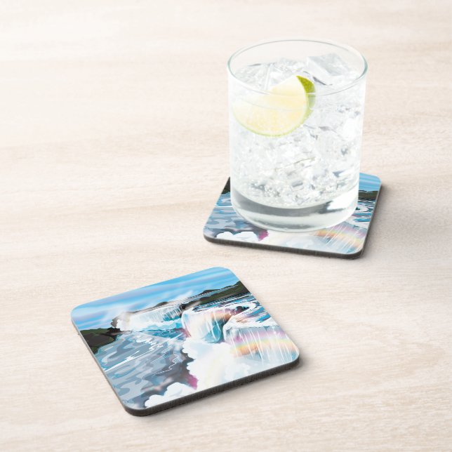 Niagara Falls Getränkeuntersetzer (Rechte Seite)