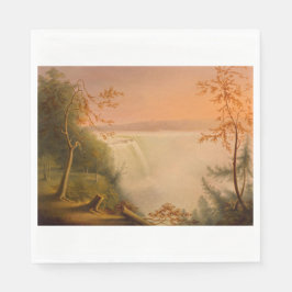 Niagara Falls (Horseshoe Falls) (Rembrandt Peale) Serviette