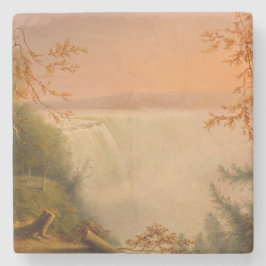 Niagara Falls (Horseshoe Falls) (Rembrandt Peale) Steinuntersetzer