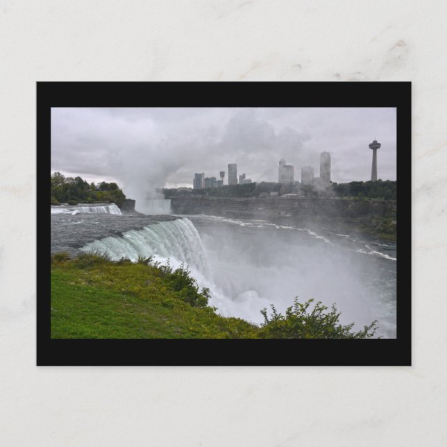 Niagara Falls in Mist, New York Postkarte (Vorderseite)