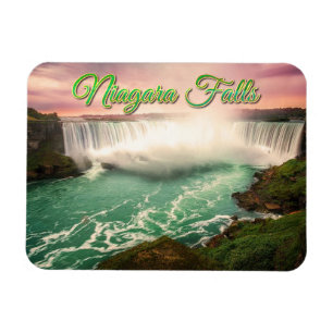 Niagara Falls, Kanada Sonnenuntergang stilisiert Magnet