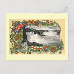 Niagara Falls, Kanada Vintag Postkarte