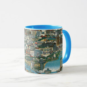 Niagara Falls Karte Tasse