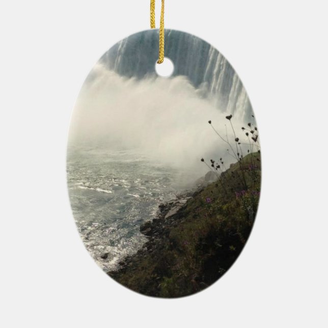 NIAGARA FALLS KERAMIKORNAMENT (Hinten)