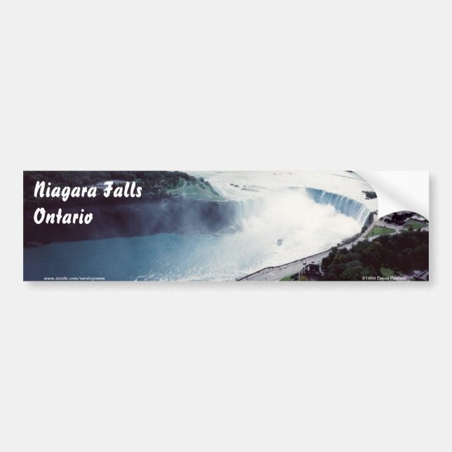 Niagara Falls, landschaftlicher Autoaufkleber (Vorne)