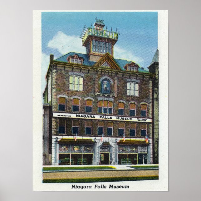 Niagara Falls Museum, View of a Water Nymph Poster (Vorne)