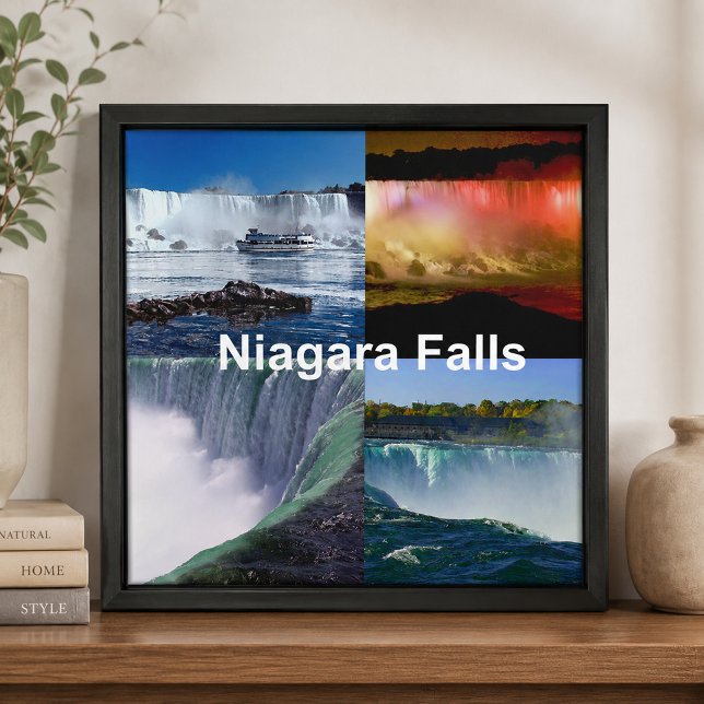 Niagara Falls New York Foto Views Fliese (Niagara Falls New York Photo Views Ceramic Tile)