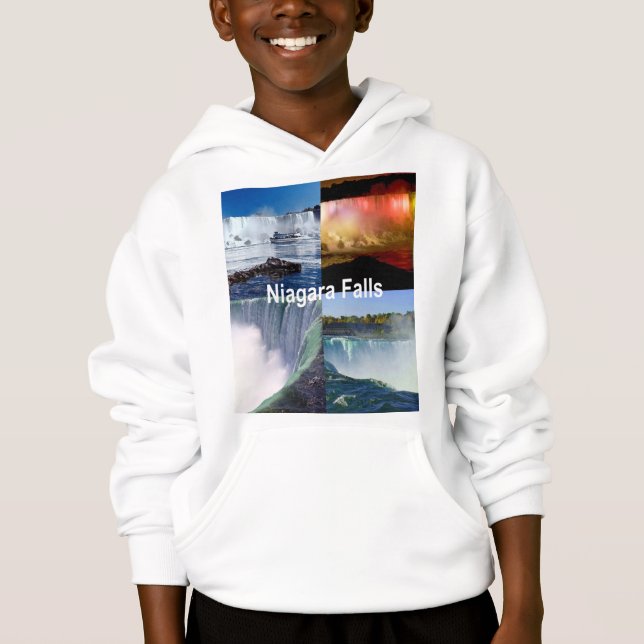 Niagara Falls New York Foto Views Hoodie (Vorderseite)