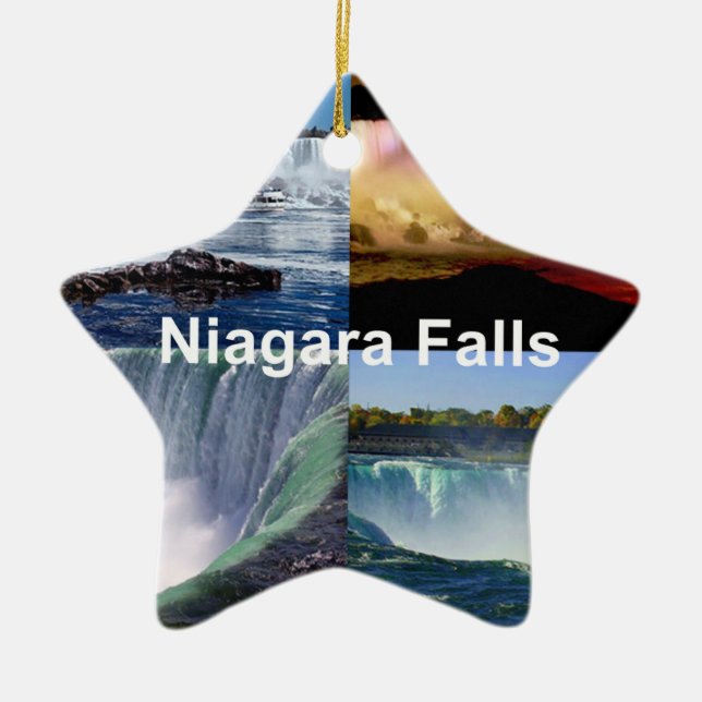 Niagara Falls New York Foto Views Keramikornament (Vorne)