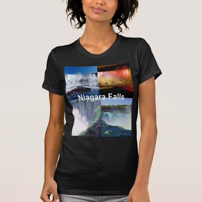 Niagara Falls New York Foto Views T-Shirt (Vorderseite)