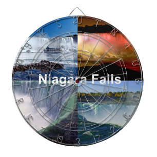 Niagara Falls New York Fotoansichten Dartscheibe