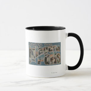 Niagara Falls, New York - große Buchstabe-Szenen 4 Tasse