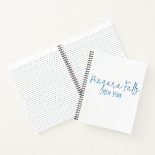 Niagara Falls, New York Reiseandenken Notizbuch