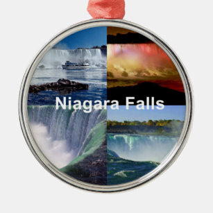 Niagara Falls New York Silbernes Ornament