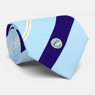Niagara Falls (New York) - Stadtflagge Neck Tie Krawatte