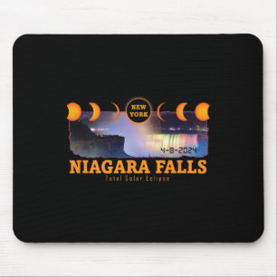Niagara Falls New York Total Solar Eclipse Souveni Mousepad