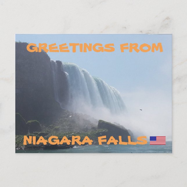 Niagara Falls New York, USA Postkarte (Vorderseite)