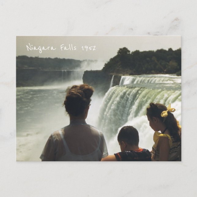 Niagara Falls NY 1952 Postkarte (Vorderseite)