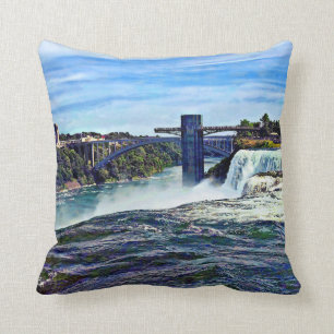Niagara Falls NY: Aussicht-Punkt-Aussichtsturm Kissen
