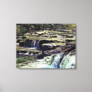 Niagara Falls NY - Aussicht von Luna Island Leinwanddruck