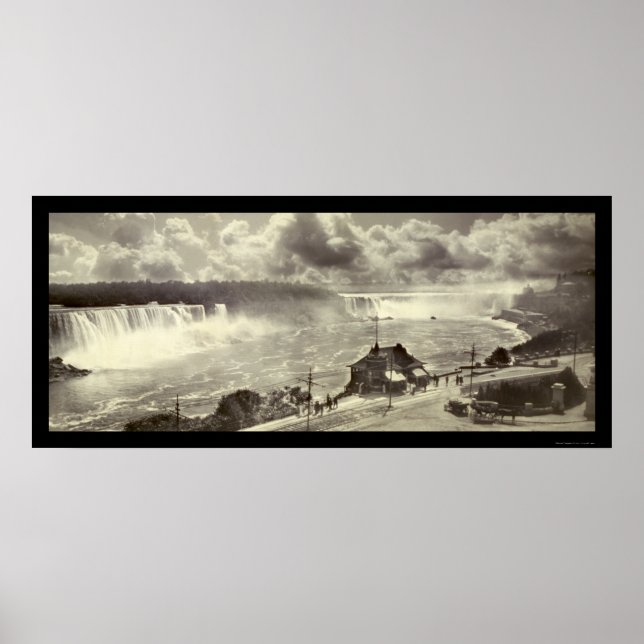 Niagara Falls, NY Foto 1909 Poster (Vorne)