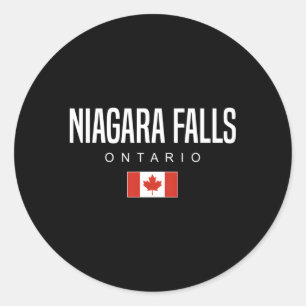 Niagara Falls Ontario Kanada Runder Aufkleber