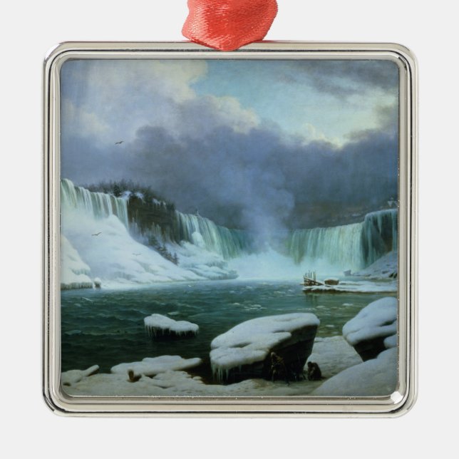 Niagara Falls Ornament Aus Metall (Vorne)