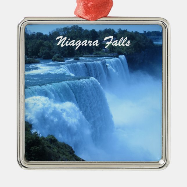 Niagara Falls Ornament Aus Metall (Vorne)