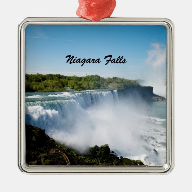 Niagara Falls Ornament Aus Metall (Vorne)