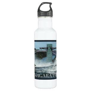 Niagara Falls Poster Edelstahlflasche