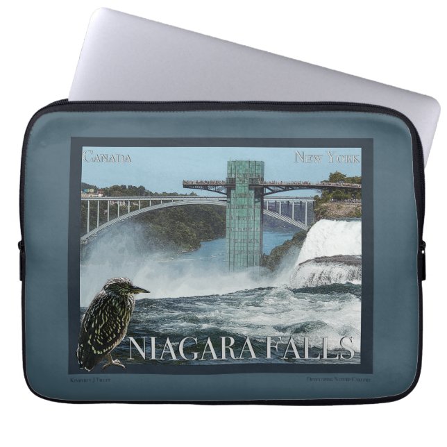 Niagara Falls Poster Laptopschutzhülle (Vorderseite)