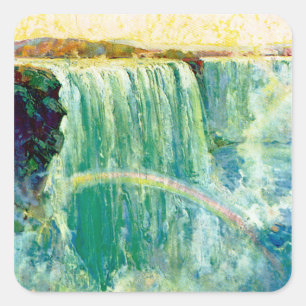 Niagara Falls Quadratischer Aufkleber