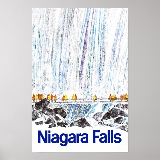 Niagara Falls Reiseplakat Poster (Vorne)