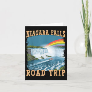 Niagara Falls Road Trip Souvenir Summer Vacation N Karte