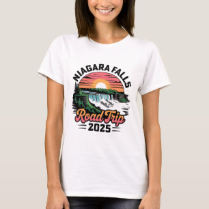 Niagara Falls Roadtrip 2025 Familientrip Sommerfer T-Shirt
