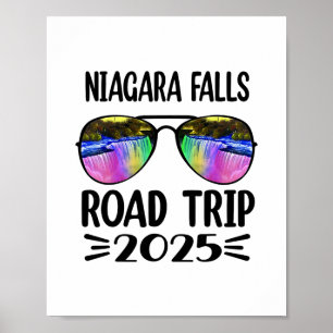 Niagara Falls Roadtrip 2025 Familientrip Urlaub Poster