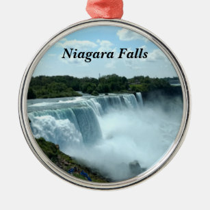 Niagara Falls Silbernes Ornament