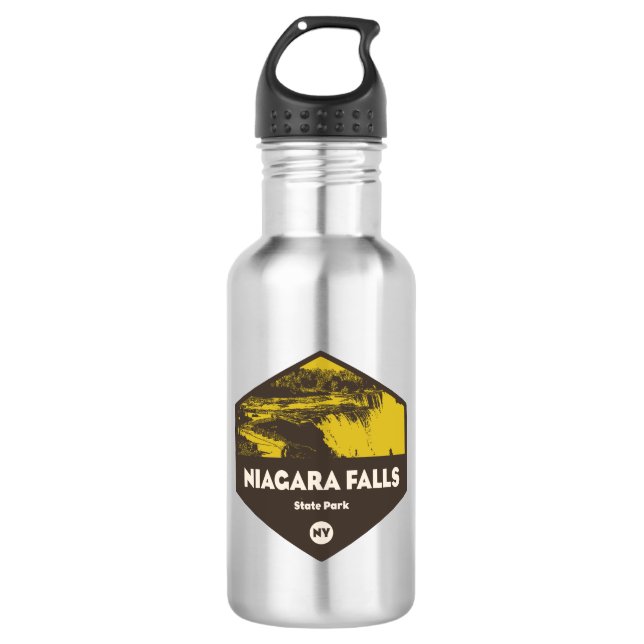Niagara Falls State Park New York Edelstahlflasche (Vorderseite)