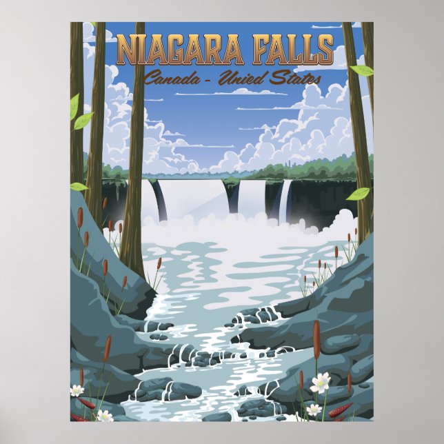 Niagara Falls Travel Poster (Vorne)