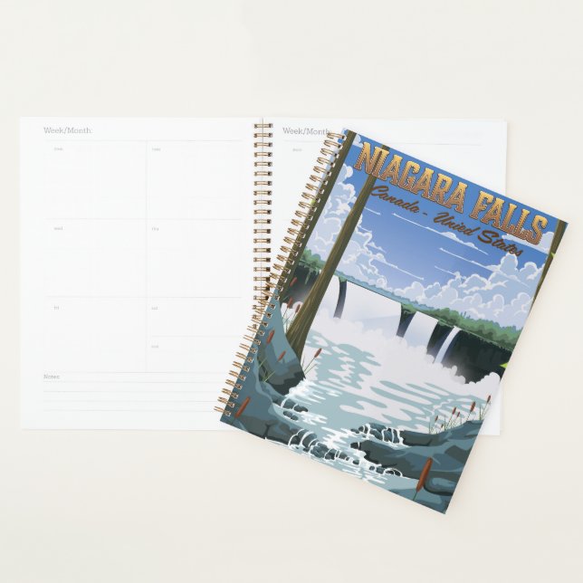 Niagara Falls Travel Poster Planer (Anzeige)