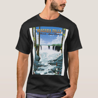 Niagara Falls Travel Poster T-Shirt