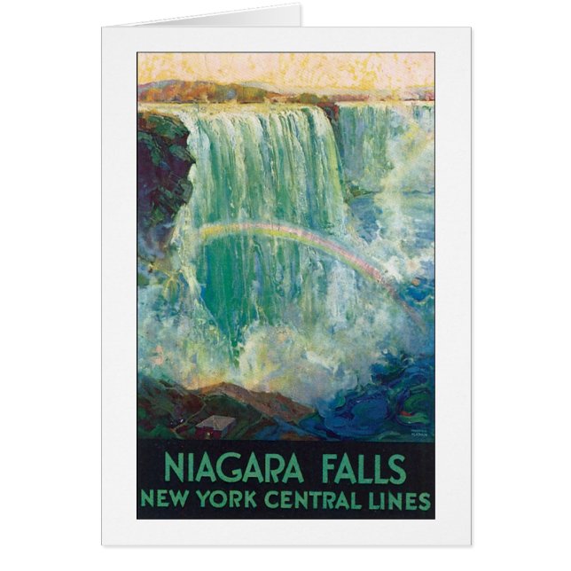 Niagara Falls Vintage Travel Poster (Vorne)