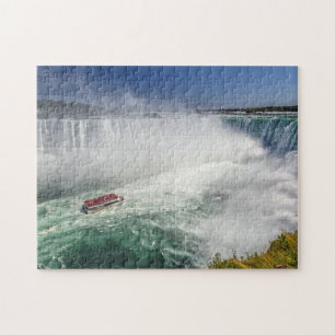 Niagara Falls Wasserfall Boat Jigsaw Puzzle