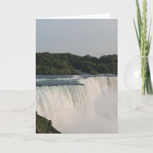Niagara- Fallsgruß-Karte - freier Raum Karte (Vorderseite)