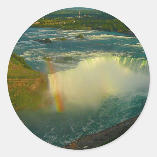 Niagara Runder Aufkleber (Vorderseite)