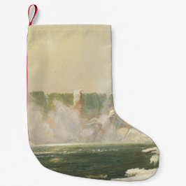 Niagarafälle im Winter (Eis im Wasser) Kleiner Weihnachtsstrumpf
