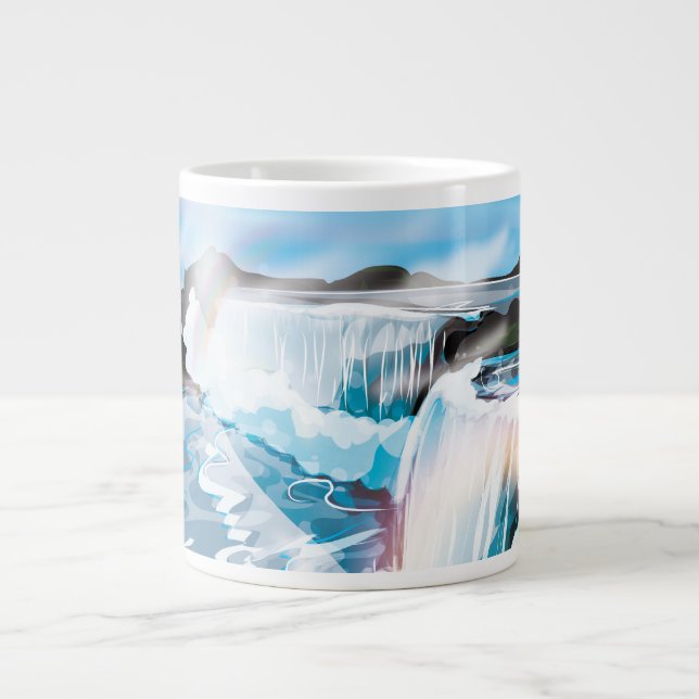 Niagarafälle Jumbo-Tasse (Vorderseite)