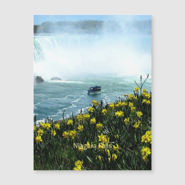 Niagarafälle, Landschaftliche Fotografie, Magnetkarte (Vorderseite)